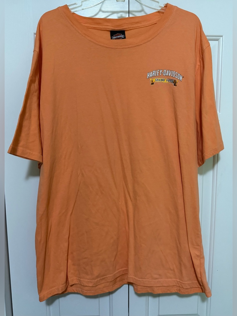Harley-Davidson Men’s 2XL Orange Grand Turk Beach Cruiser T-Shirt